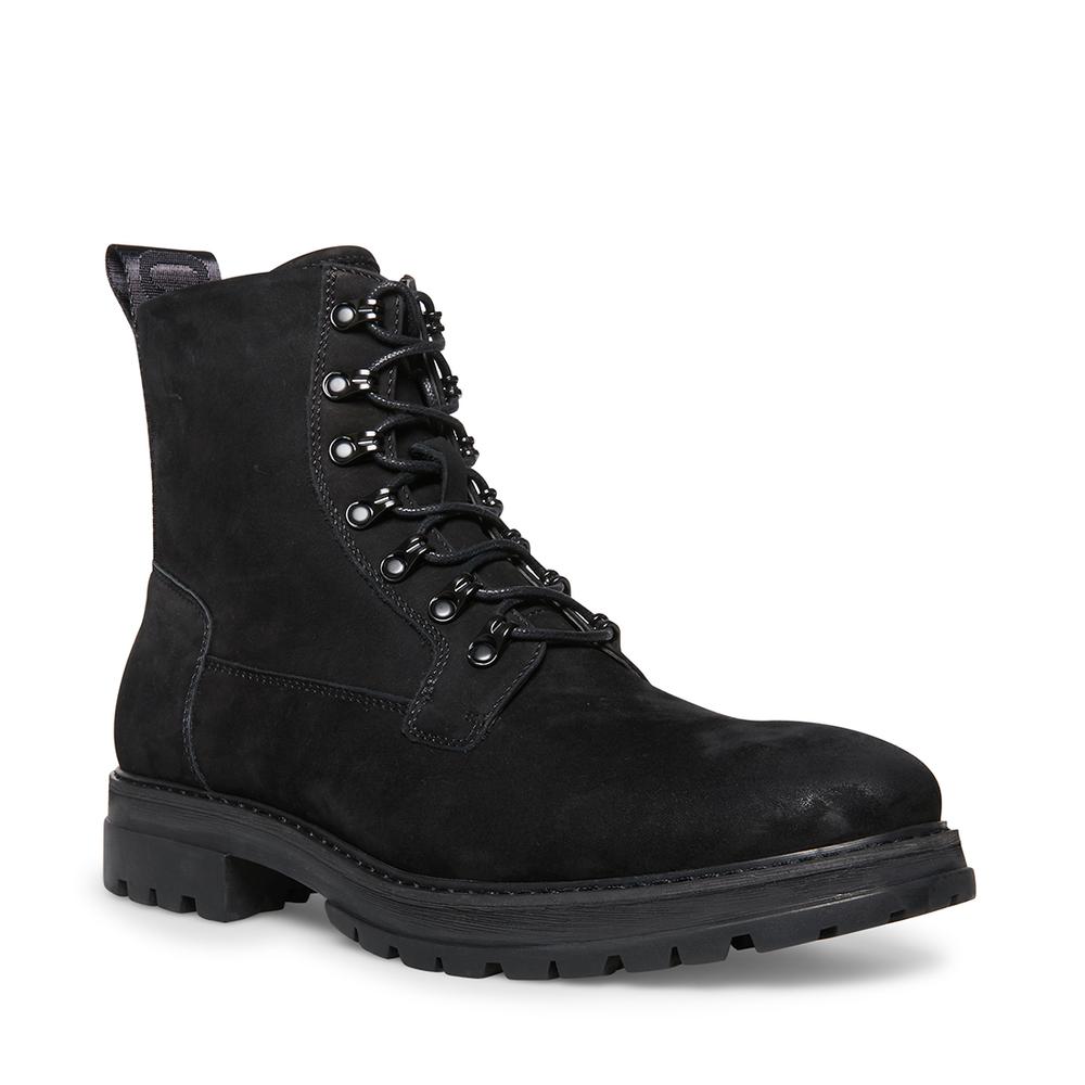 Steve Madden Men MOTTO BLACK NUBUCK