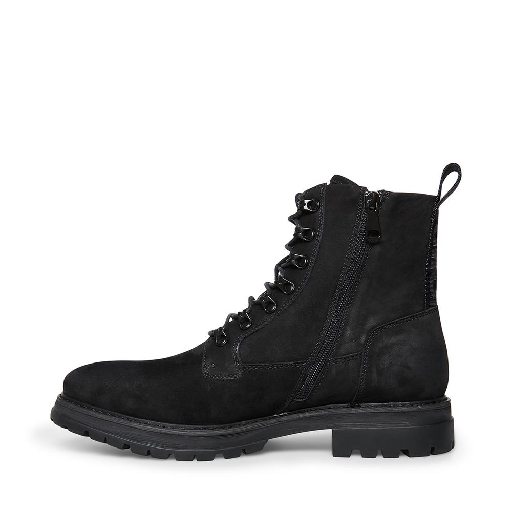 Steve Madden Men MOTTO BLACK NUBUCK