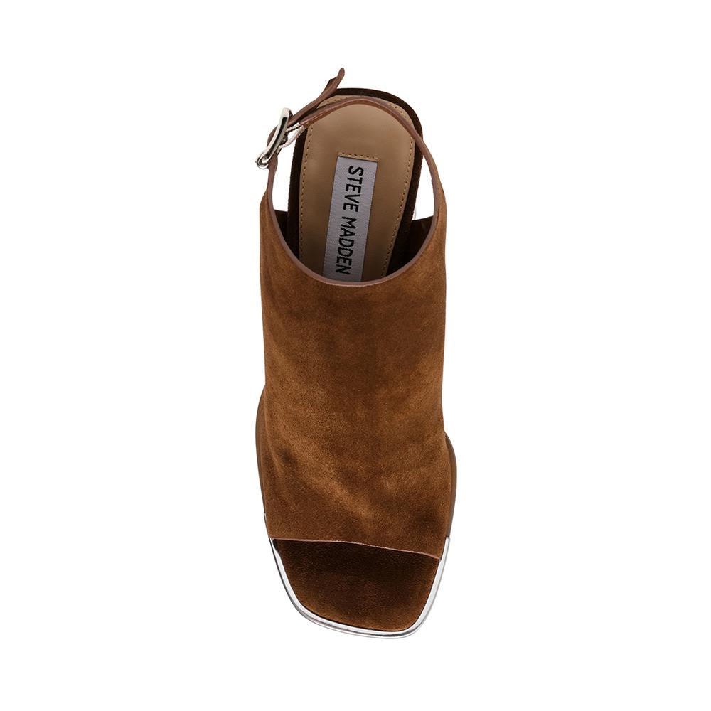 Steve Madden Women DELANCEY CHESTNUT SUEDE