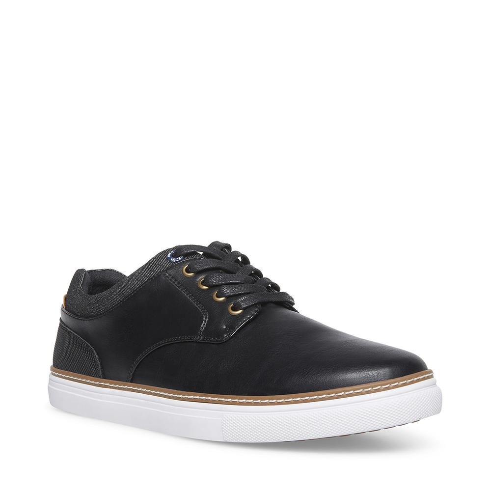 Steve Madden Men GULLY BLACK LEATHER