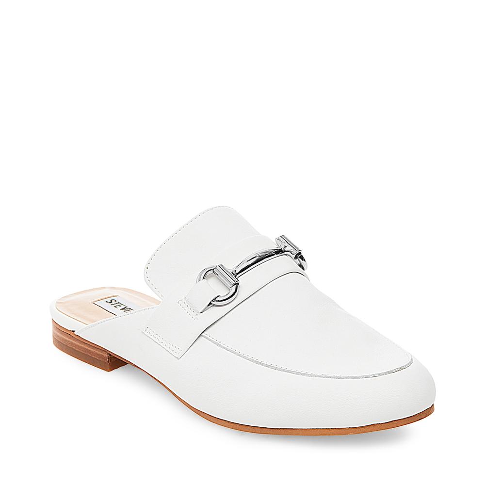 Steve Madden Women KANDI WHITE LEATHER