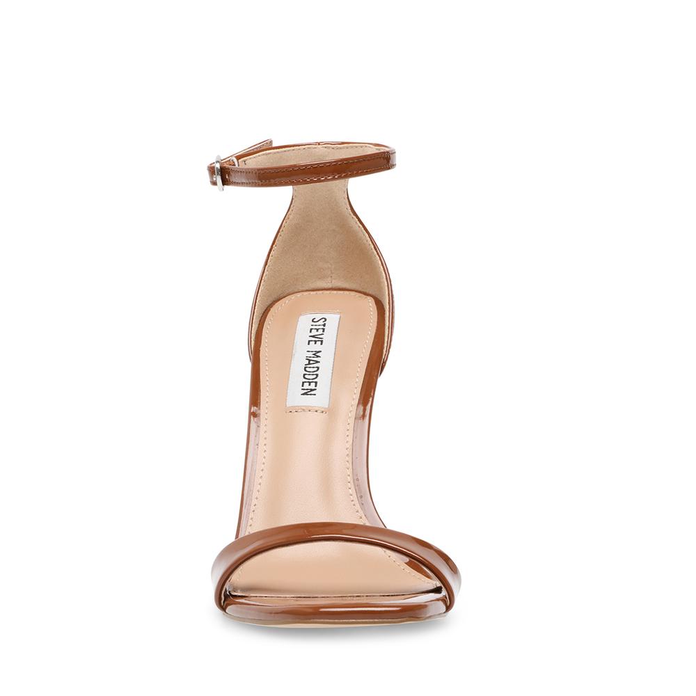 Steve Madden Women KASSANDRA COGNAC PATENT