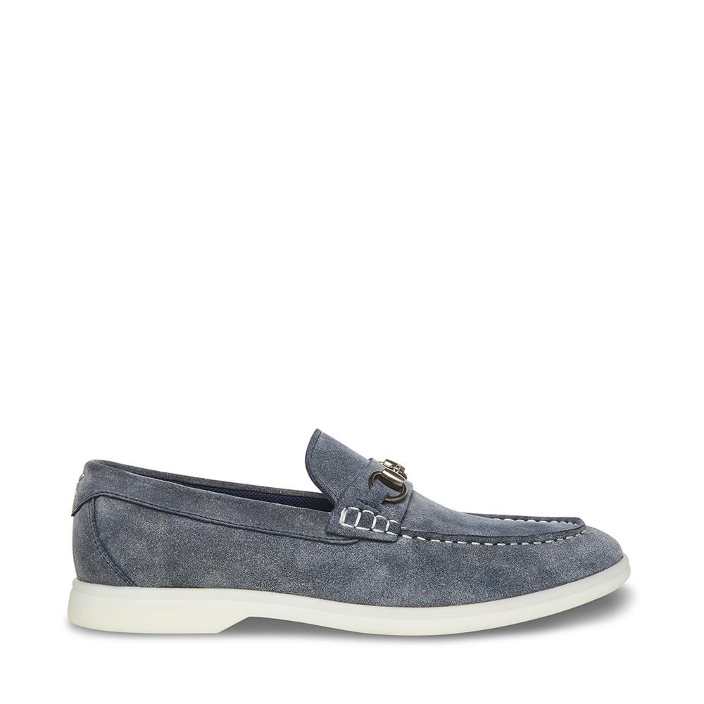 Steve Madden Men KELVIN BLUE SUEDE - Click Image to Close