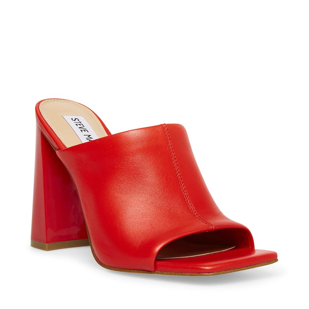 Steve Madden Women LEXIA RED LEATHER