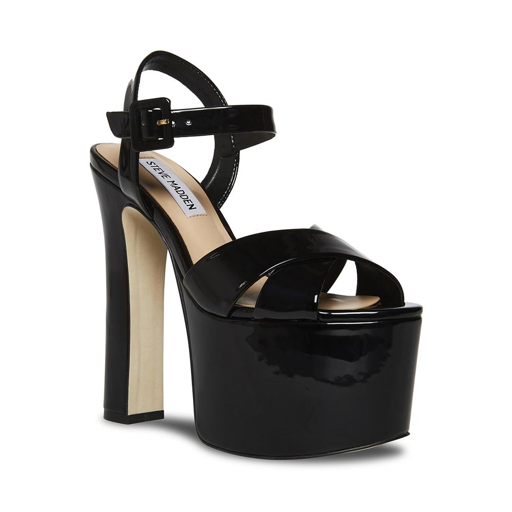 Steve Madden Women VAIDA BLACK PATENT