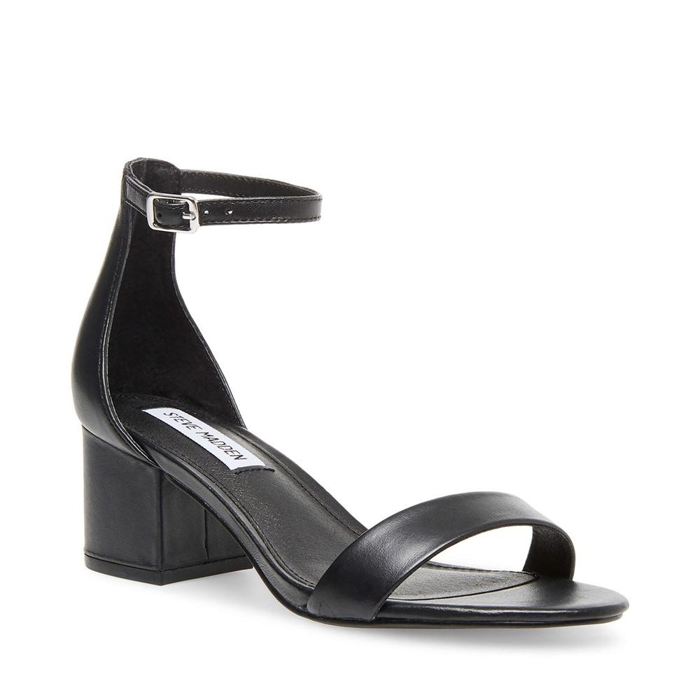 Steve Madden Women IRENEE BLACK LEATHER