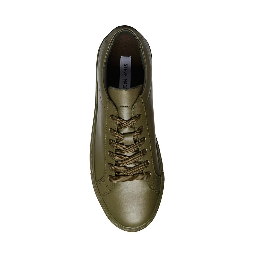 Steve Madden Men BOLO OLIVE LEATHER