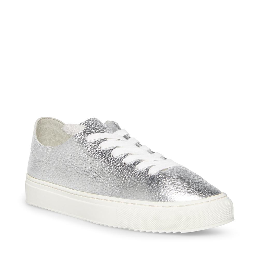 Steve Madden Women DOREY SILVER LEATHER