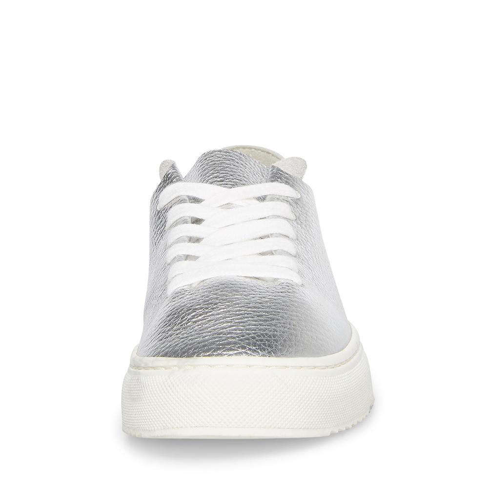 Steve Madden Women DOREY SILVER LEATHER