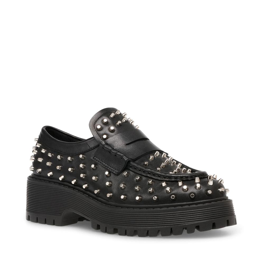 Steve Madden Women MALVERN BLACK STUDS