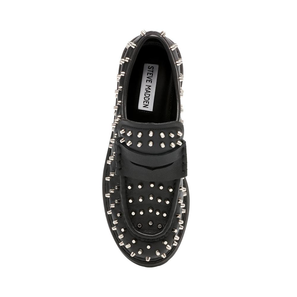 Steve Madden Women MALVERN BLACK STUDS