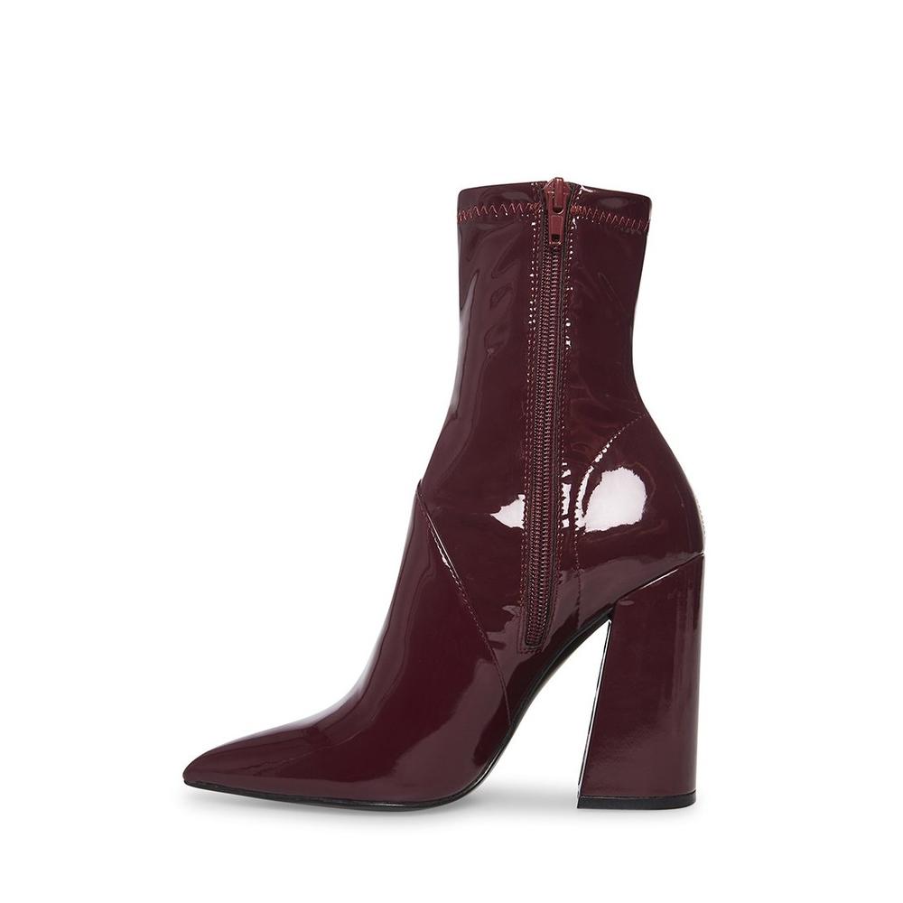 Steve Madden Women SLADE BURGUNDY PATENT