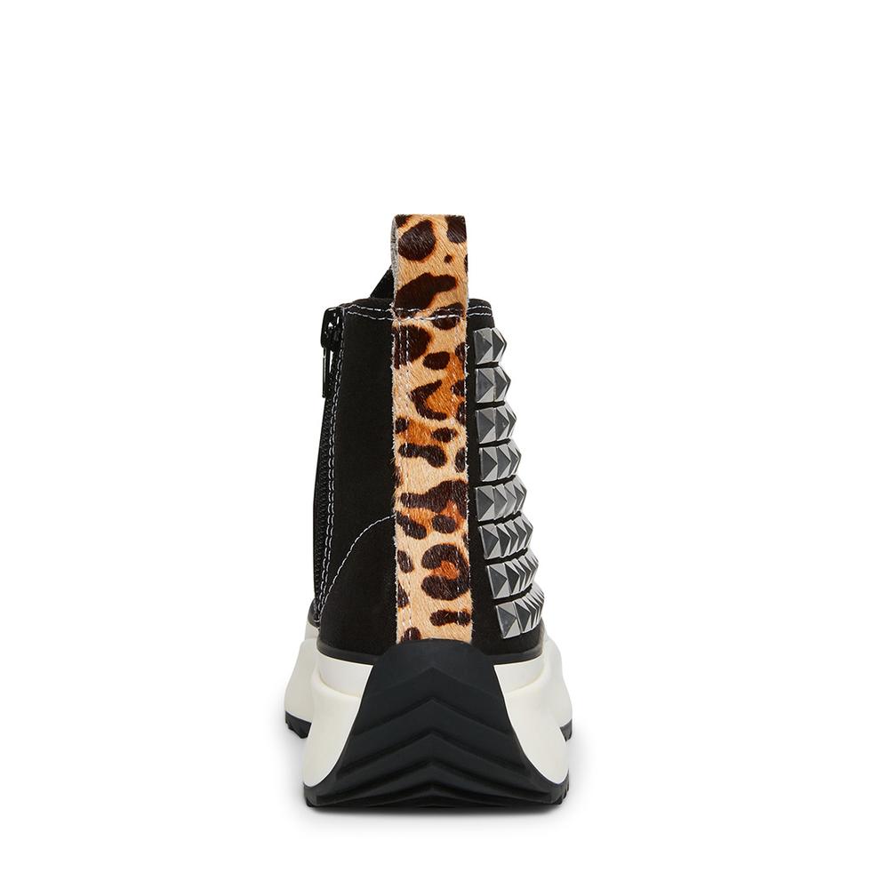 Steve Madden Women SHARK BLACK STUDS