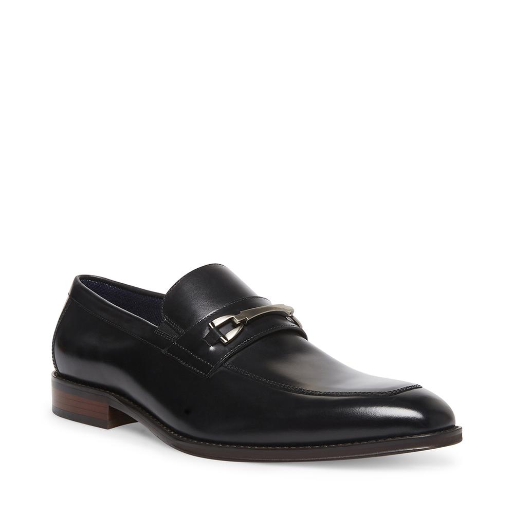 Steve Madden Men POINTE BLACK LEATHER