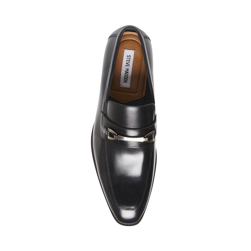 Steve Madden Men POINTE BLACK LEATHER