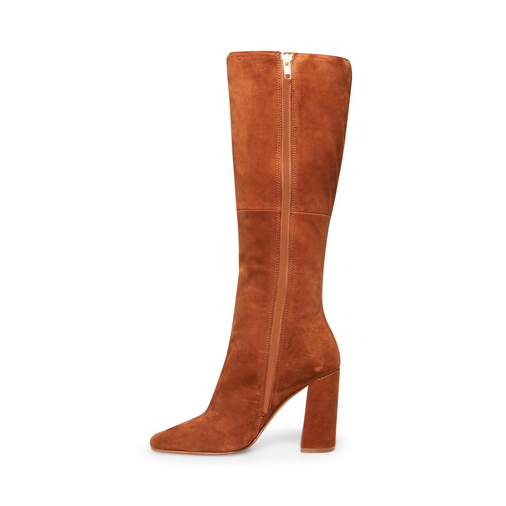 Steve Madden Women LEILANA CHESTNUT SUEDE