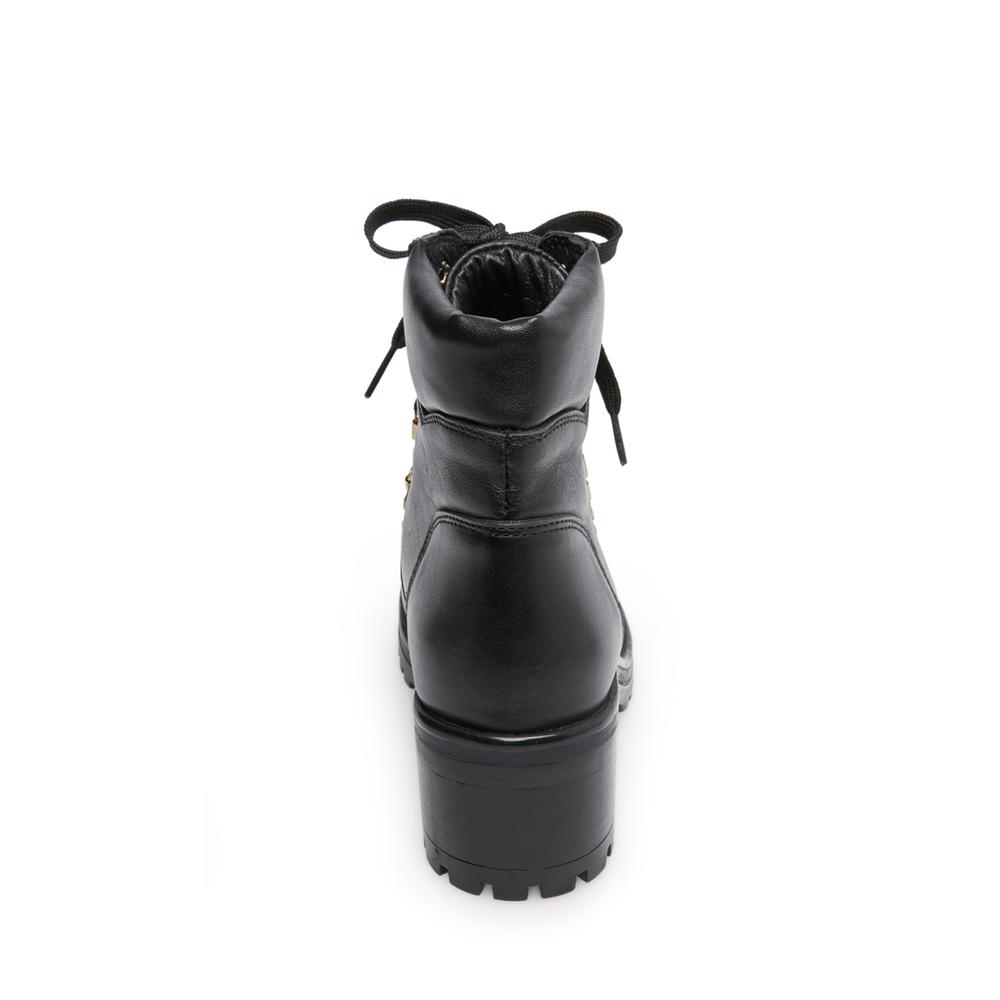 Steve Madden Women GALWAY BLACK LEATHER