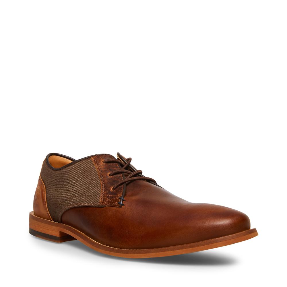 Steve Madden Men LAD COGNAC LEATHER