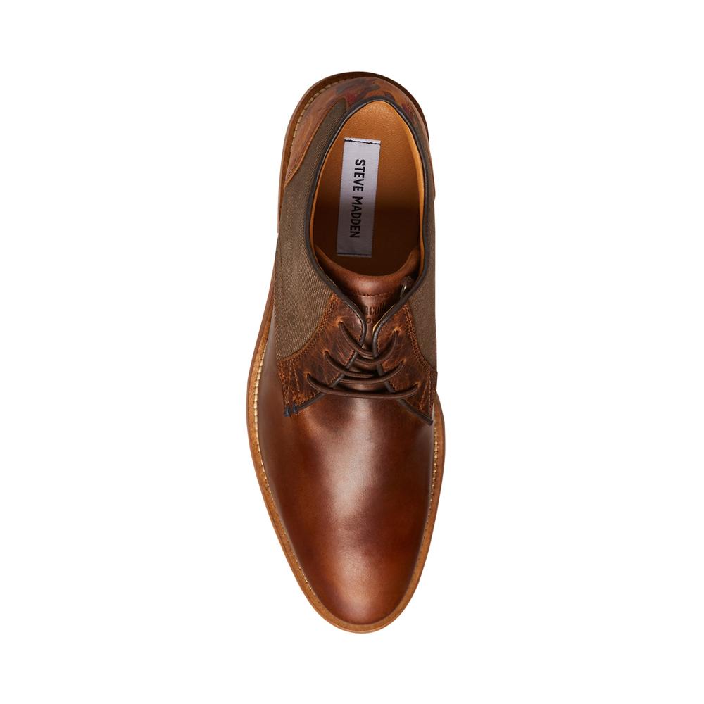 Steve Madden Men LAD COGNAC LEATHER