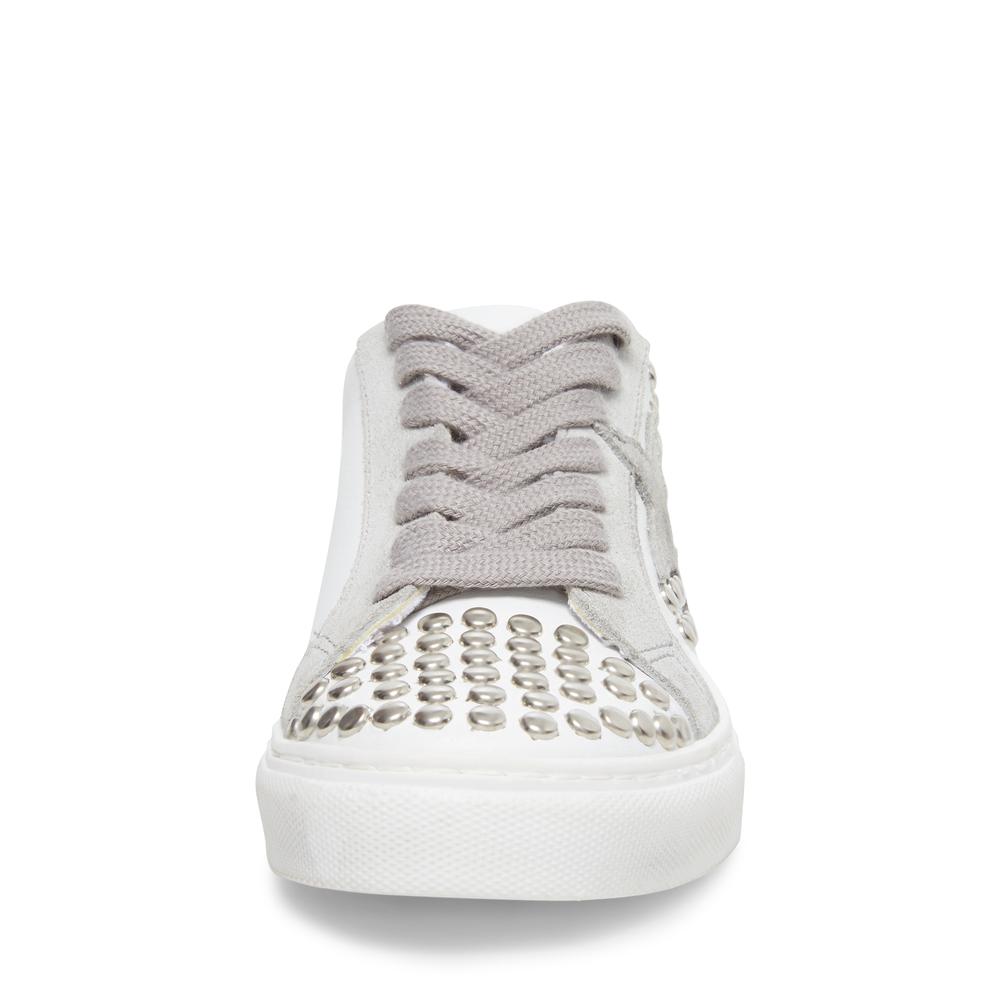 Steve Madden Women TURNER WHITE WITH STUDS