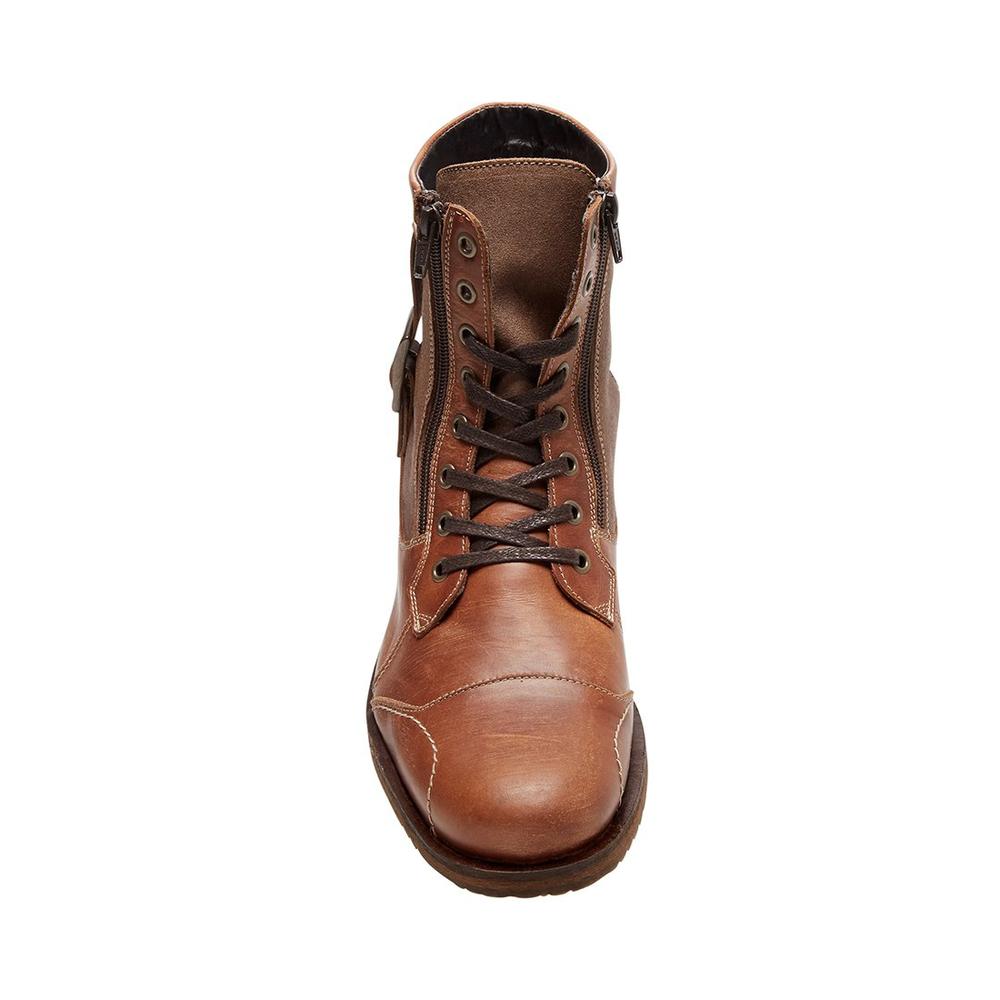 Steve Madden Men SIDETRACK COGNAC LEATHER