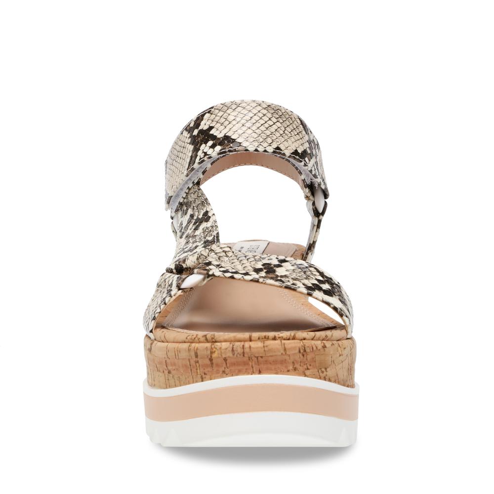 Steve Madden Women MIMICH NATURAL MULTI