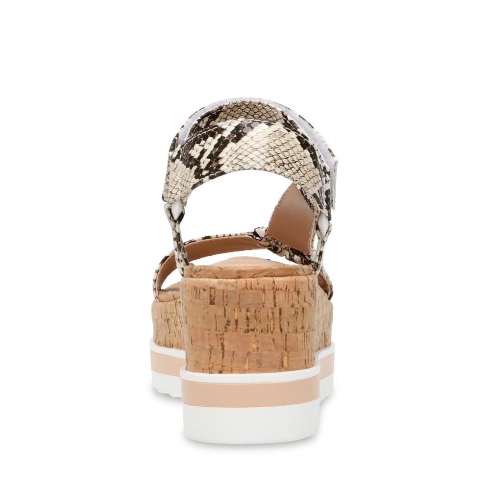 Steve Madden Women MIMICH NATURAL MULTI