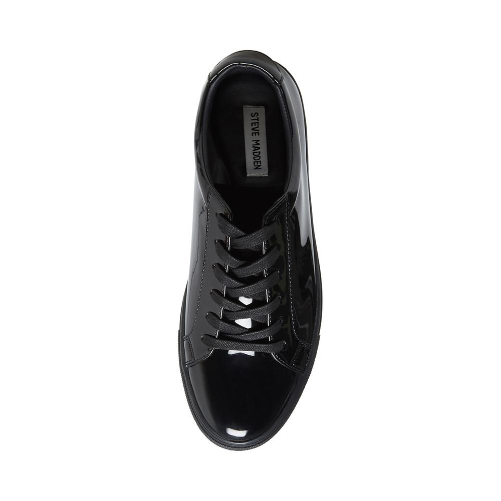 Steve Madden Men COASTAL-P BLACK PATENT