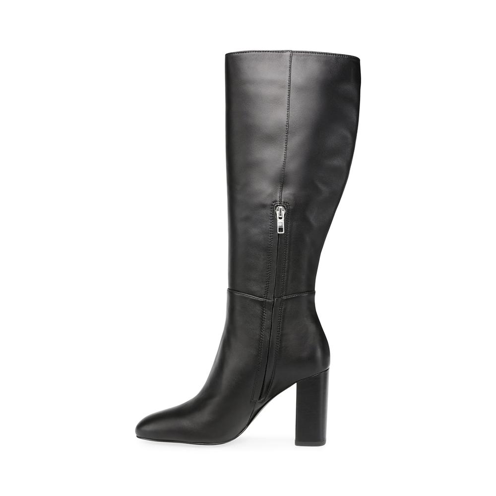 Steve Madden Women NINNY BLACK LEATHER