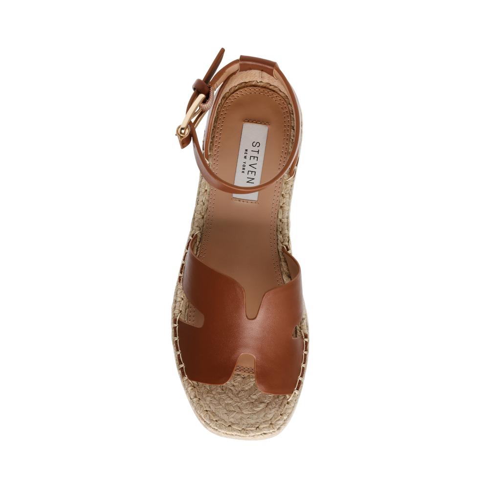 Steve Madden Women JACKAL COGNAC LEATHER