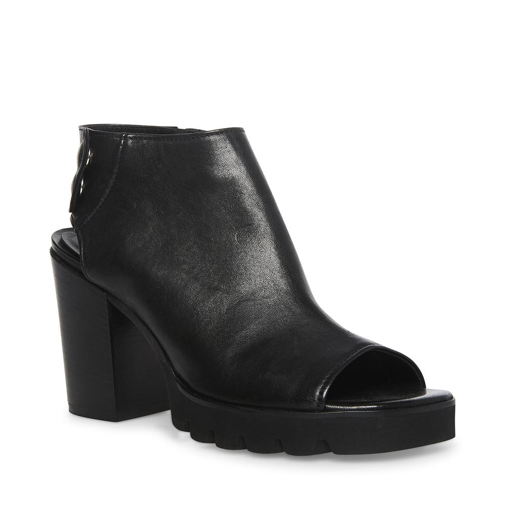 Steve Madden Women CHAMBER BLACK LEATHER