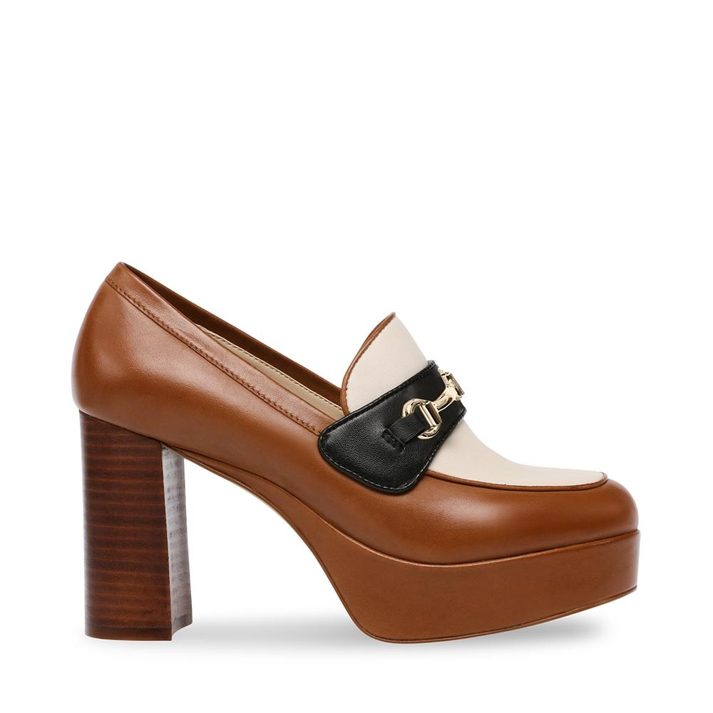 Steve Madden Women CINDIE COGNAC MULTI - Click Image to Close