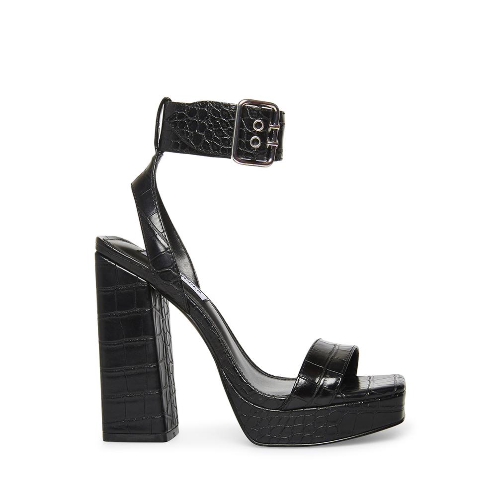 Steve Madden Women WAVERLEY BLACK CROCODILE - Click Image to Close