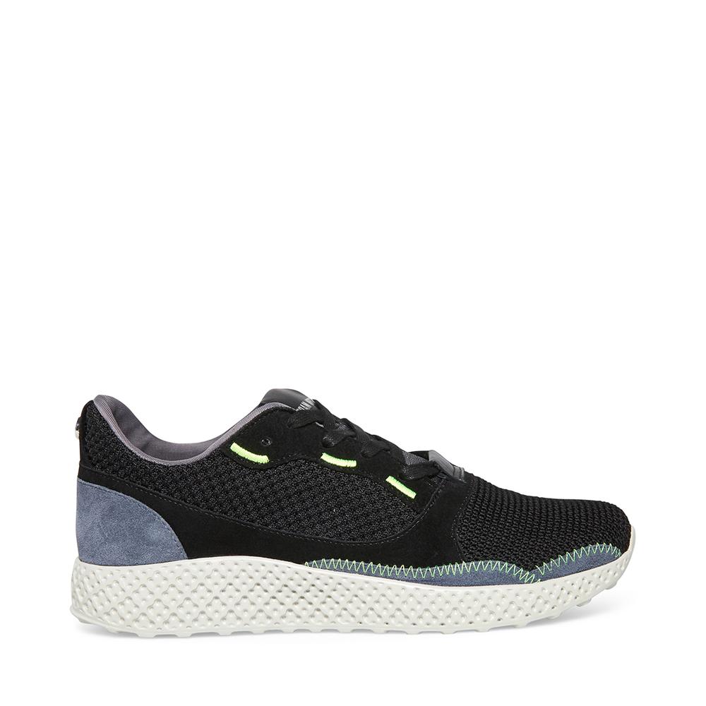 Steve Madden Men RUNNING GREY/BLACK - Click Image to Close