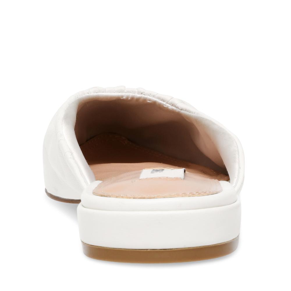 Steve Madden Women VISTAH WHITE LEATHER