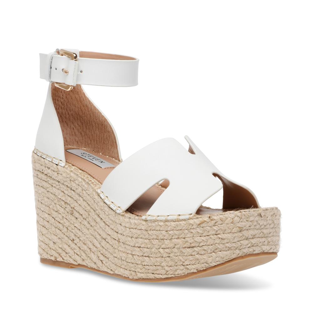 Steve Madden Women JACKAL WHITE LEATHER