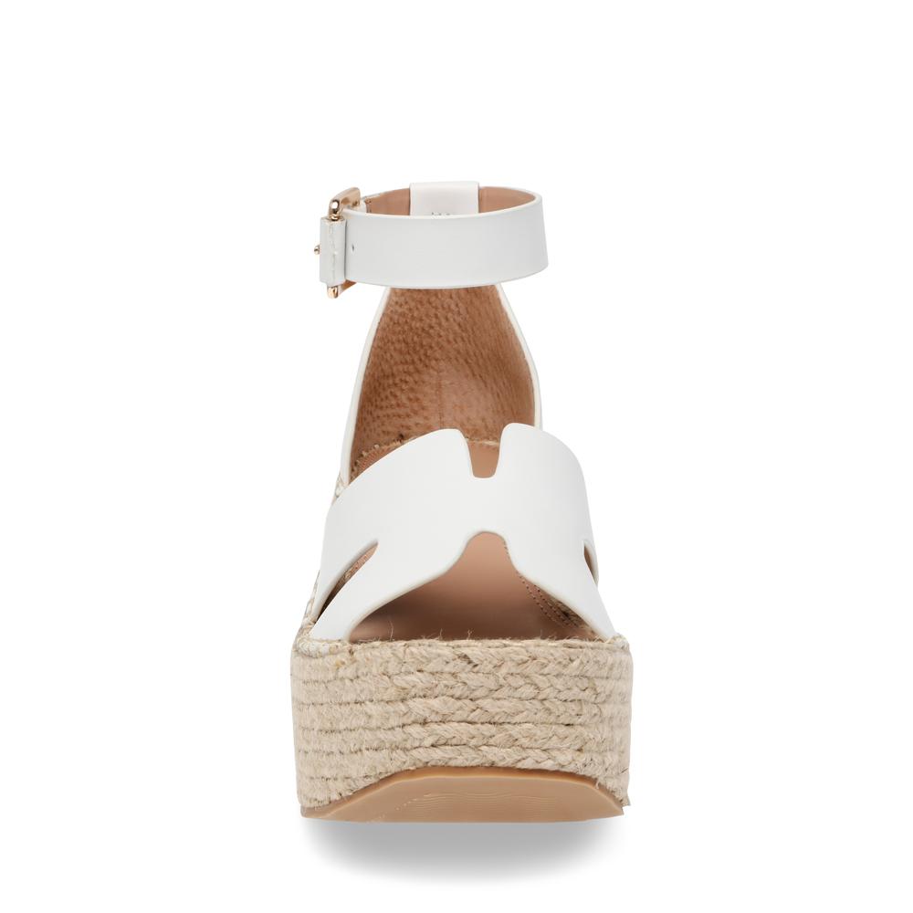 Steve Madden Women JACKAL WHITE LEATHER