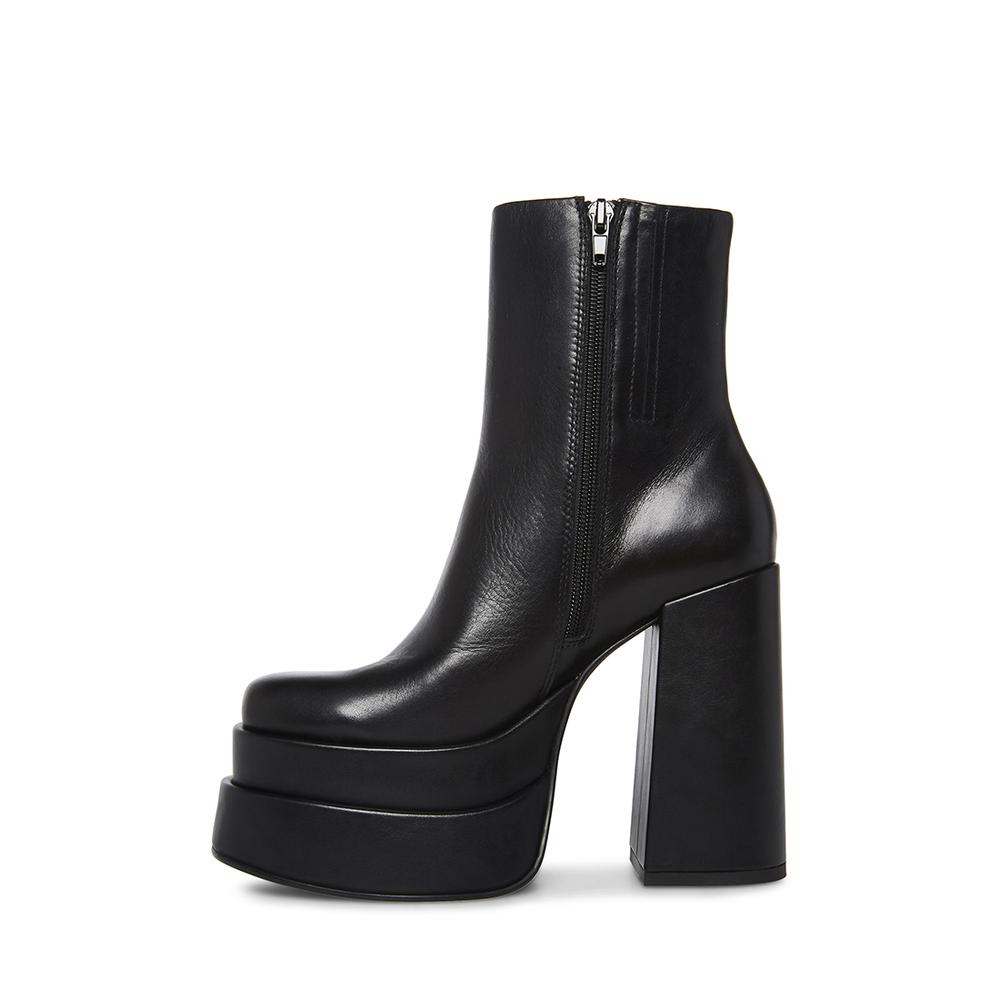 Steve Madden Women COBRA BLACK LEATHER