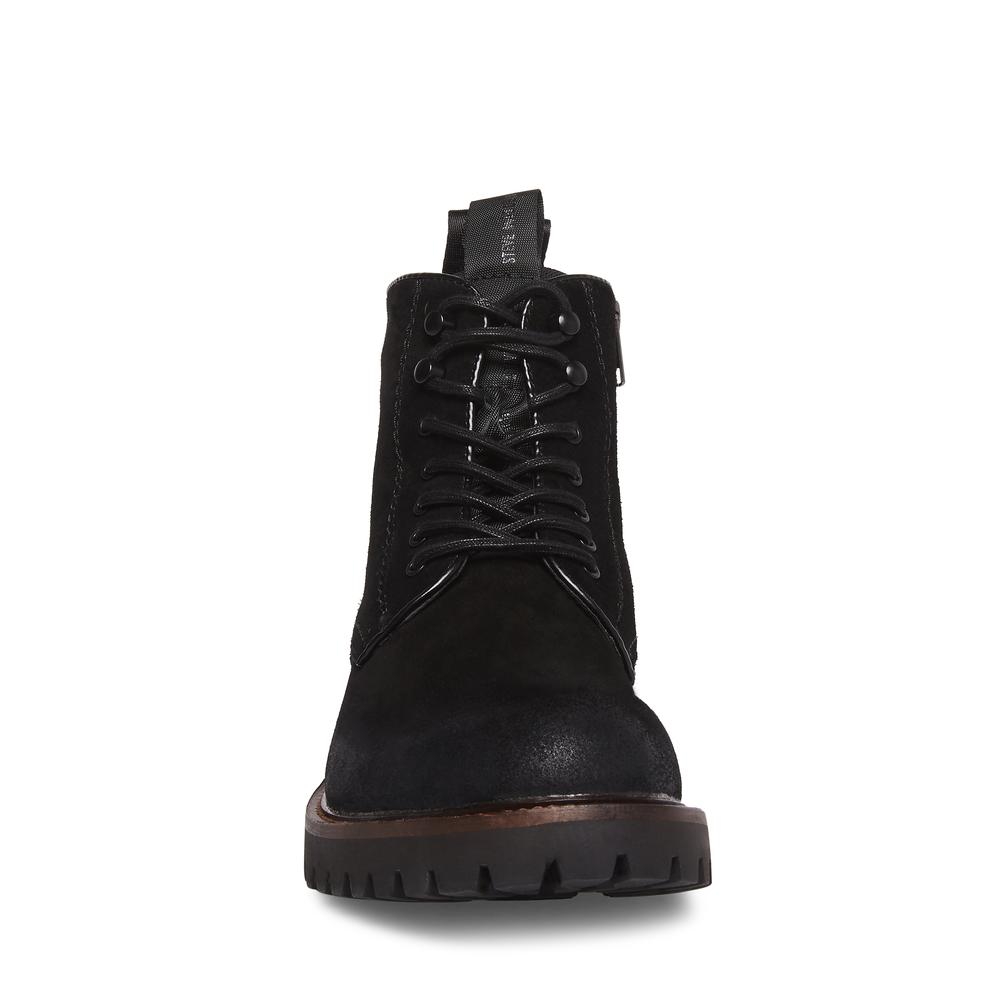 Steve Madden Men MACKEE BLACK SUEDE