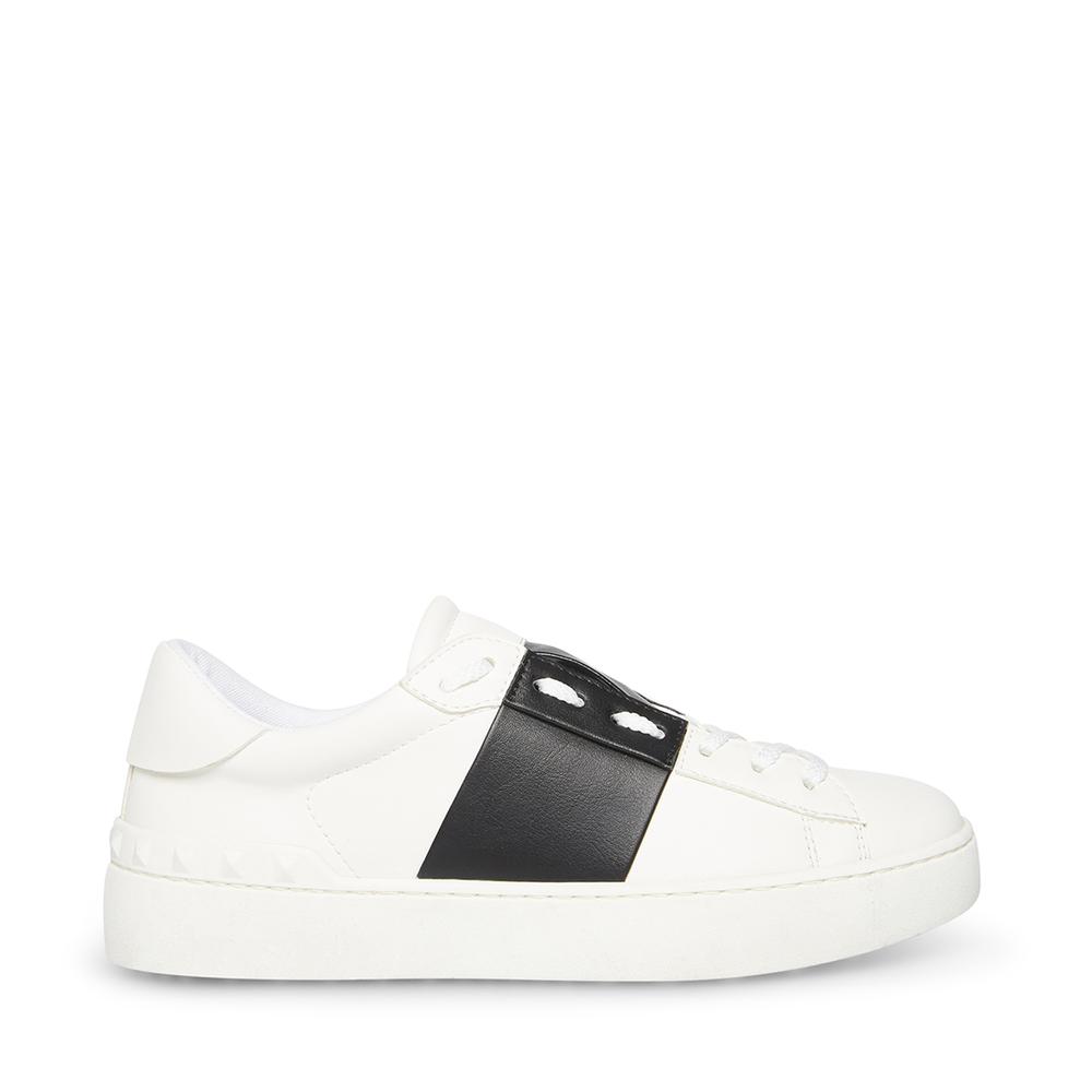 Steve Madden Women KEATON WHITE BLACK