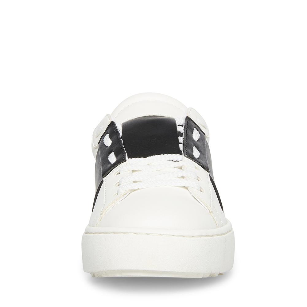 Steve Madden Women KEATON WHITE BLACK