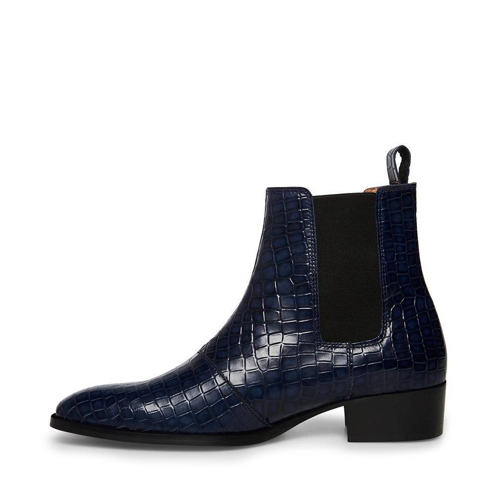 Steve Madden Men DEX-C BLUE CROCODILE