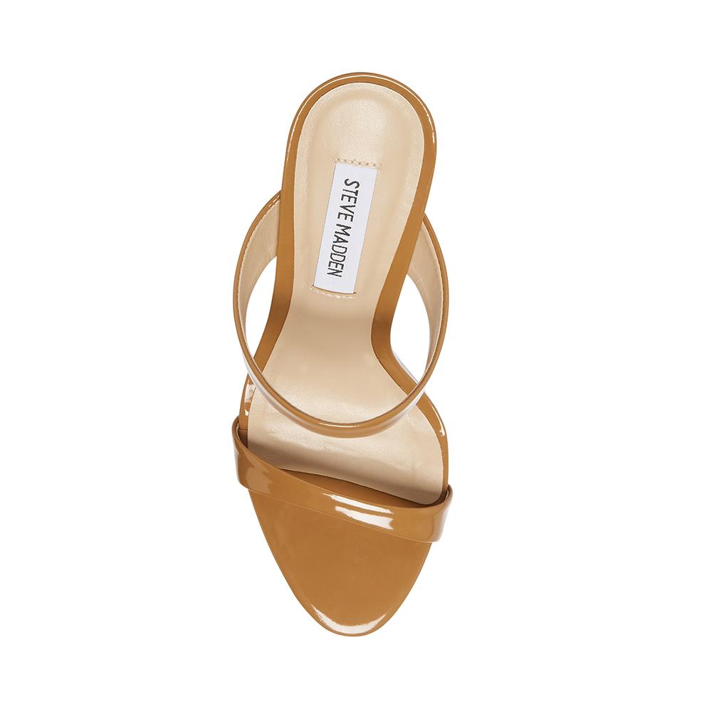 Steve Madden Women ROSALINA COGNAC PATENT