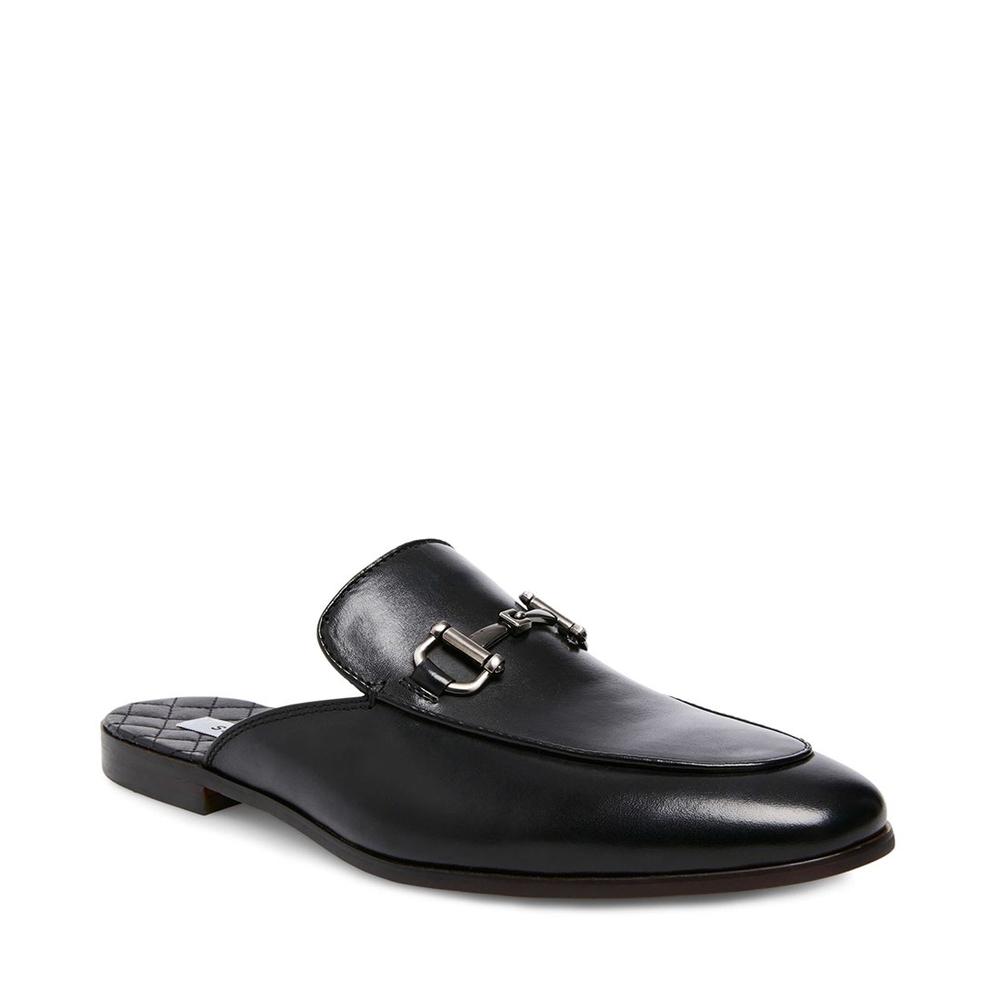 Steve Madden Men DAZLING BLACK LEATHER