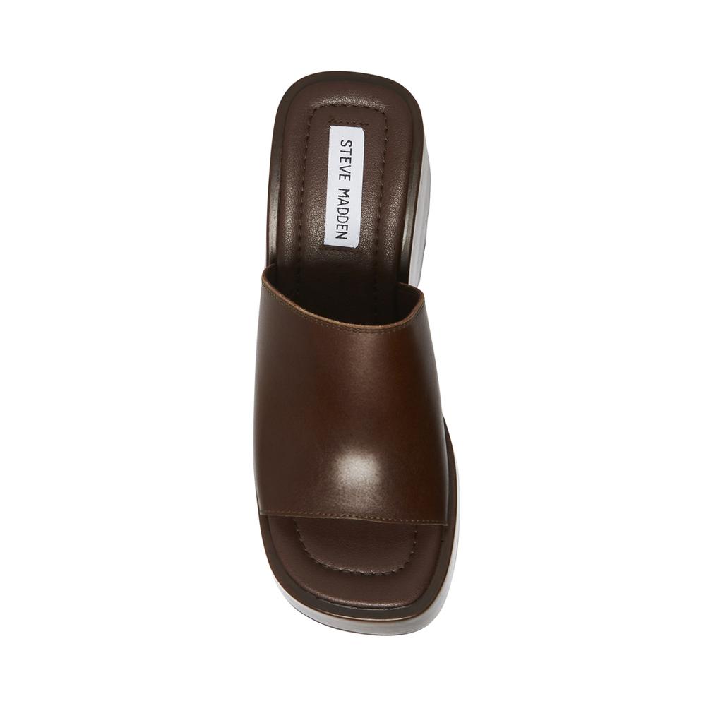 Steve Madden Women PEPE30 COGNAC LEATHER