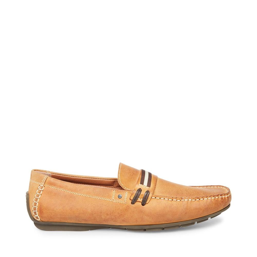 Steve Madden Men GRAB TAN LEATHER - Click Image to Close