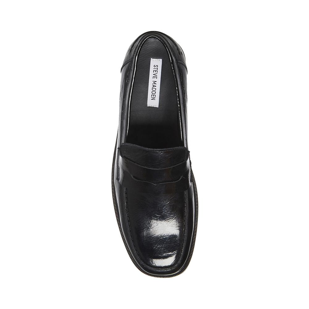 Steve Madden Men BROOKLINE BLACK PATENT