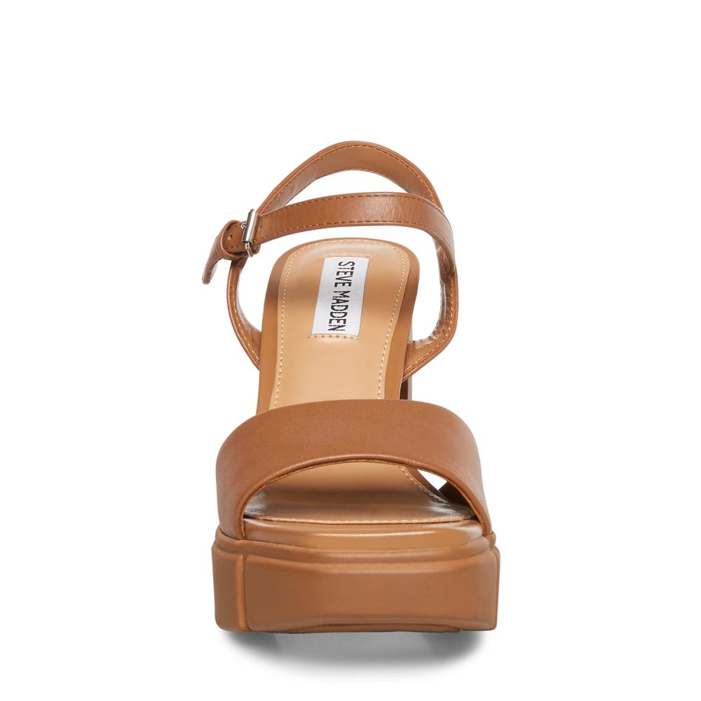 Steve Madden Women RAYDEN TAN LEATHER