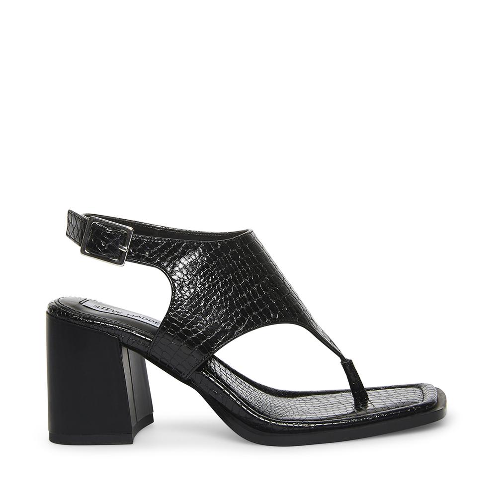 Steve Madden Women ALLURA BLACK CROCODILE