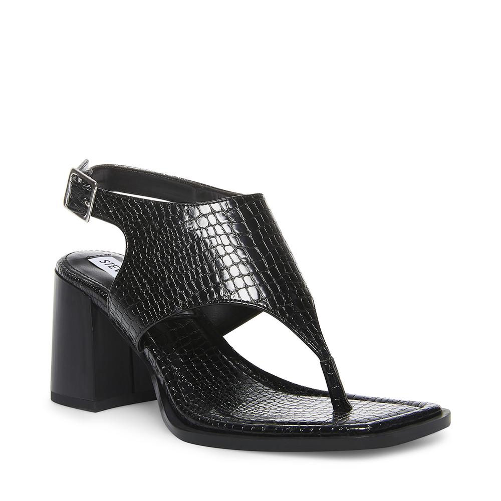 Steve Madden Women ALLURA BLACK CROCODILE